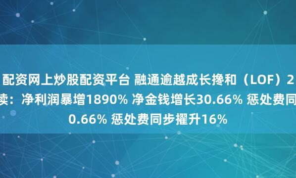 配资网上炒股配资平台 融通逾越成长搀和(LOF)2025年报解读:净利润暴增1890% 净金钱增长30.66% 惩处费同步擢升16%